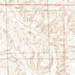 United States Geological Survey Thoeny Hills East, MT (1984, 24000-Scale) digital map