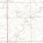 United States Geological Survey Thoeny Hills West, MT (1984, 24000-Scale) digital map