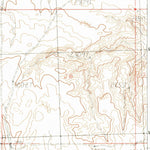 United States Geological Survey Thoeny Hills West, MT (1984, 24000-Scale) digital map
