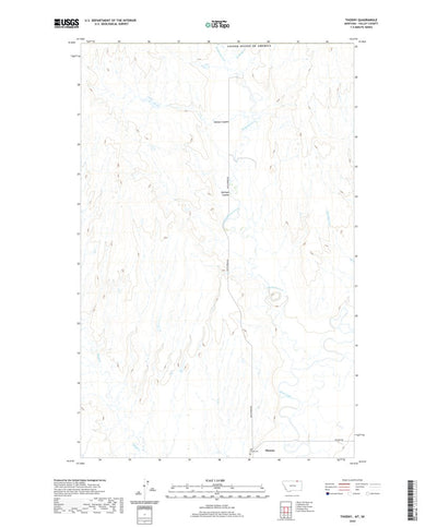 United States Geological Survey Thoeny, MT (2020, 24000-Scale) digital map
