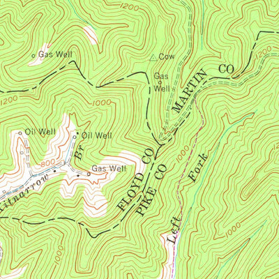 United States Geological Survey Thomas, KY (1954, 24000-Scale) digital map