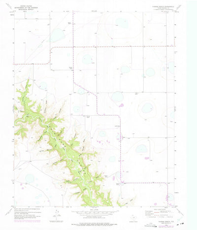 United States Geological Survey Thomas Ranch, TX (1956, 24000-Scale) digital map