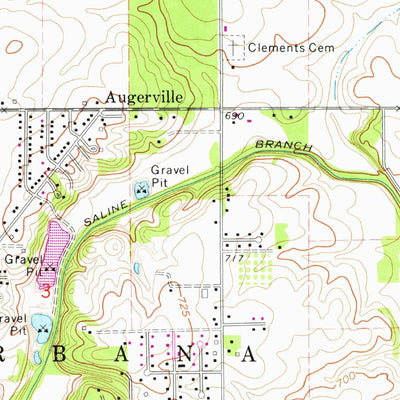 United States Geological Survey Thomasboro, IL (1970, 24000-Scale) digital map