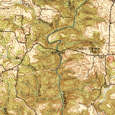 United States Geological Survey Thomaston, GA (1939, 62500-Scale) digital map