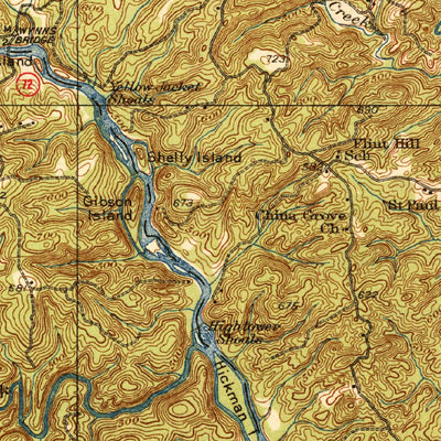 United States Geological Survey Thomaston, GA (1939, 62500-Scale) digital map