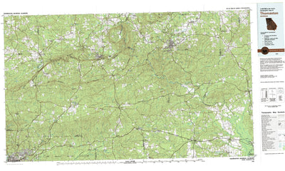 United States Geological Survey Thomaston, GA (1981, 100000-Scale) digital map