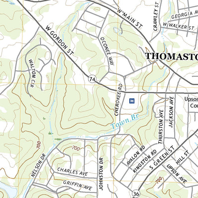 United States Geological Survey Thomaston, GA (2020, 24000-Scale) digital map