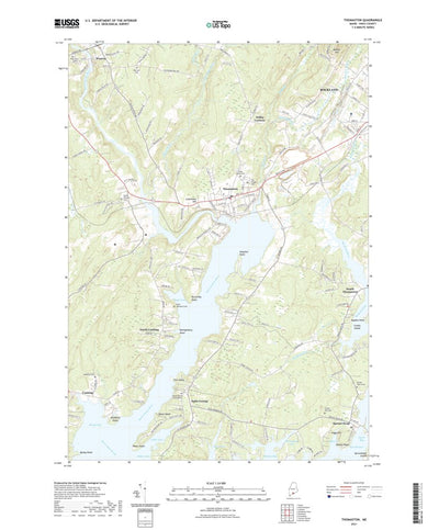United States Geological Survey Thomaston, ME (2021, 24000-Scale) digital map