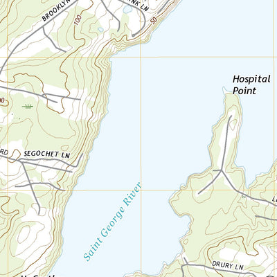 United States Geological Survey Thomaston, ME (2021, 24000-Scale) digital map