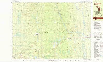 United States Geological Survey Thomaston, MI (1981, 25000-Scale) digital map