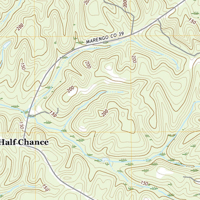 United States Geological Survey Thomaston West, AL (2020, 24000-Scale) digital map