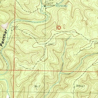 United States Geological Survey Thomasville, MO (1986, 24000-Scale) digital map
