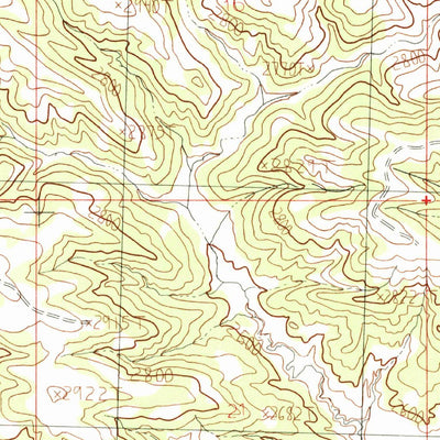 United States Geological Survey Thompson Coulee, MT (1985, 24000-Scale) digital map