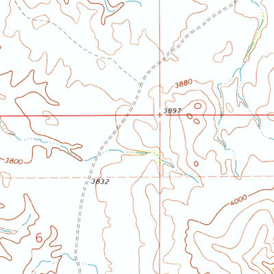 United States Geological Survey Thompson Creek NW, MT (1967, 24000-Scale) digital map
