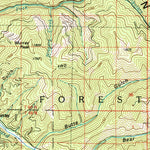 United States Geological Survey Thompson Falls, MT-ID (1992, 100000-Scale) digital map