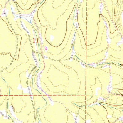 United States Geological Survey Thompson Flat, OR (1969, 24000-Scale) digital map