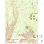 United States Geological Survey Thompson Flat, OR (1995, 24000-Scale) digital map