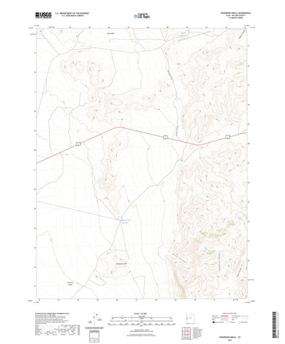 United States Geological Survey Thompson Knoll, UT (2023, 24000-Scale) digital map