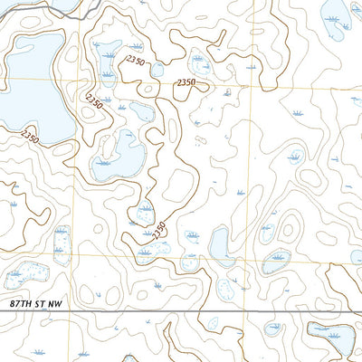 United States Geological Survey Thompson Lake, ND (2020, 24000-Scale) digital map