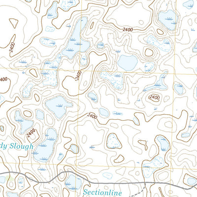 United States Geological Survey Thompson Lake, ND (2020, 24000-Scale) digital map