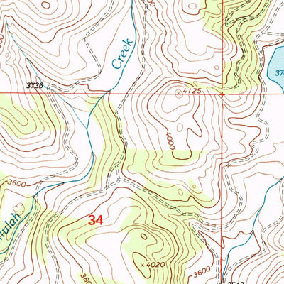 United States Geological Survey Thompson Lakes, MT (1997, 24000-Scale) digital map