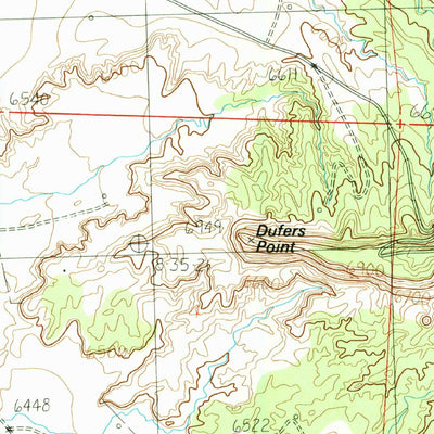 United States Geological Survey Thompson Mesa, NM (1985, 24000-Scale) digital map