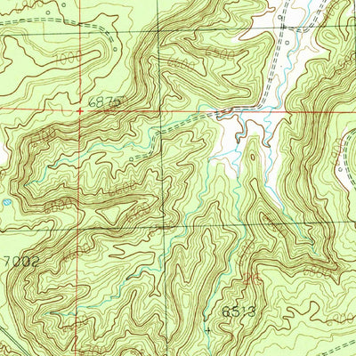 United States Geological Survey Thompson Mesa, NM (1985, 24000-Scale) digital map