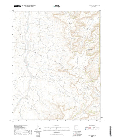 United States Geological Survey Thompson Mesa, NM (2020, 24000-Scale) digital map