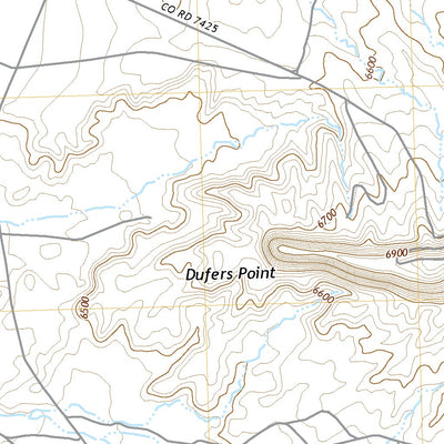 United States Geological Survey Thompson Mesa, NM (2020, 24000-Scale) digital map