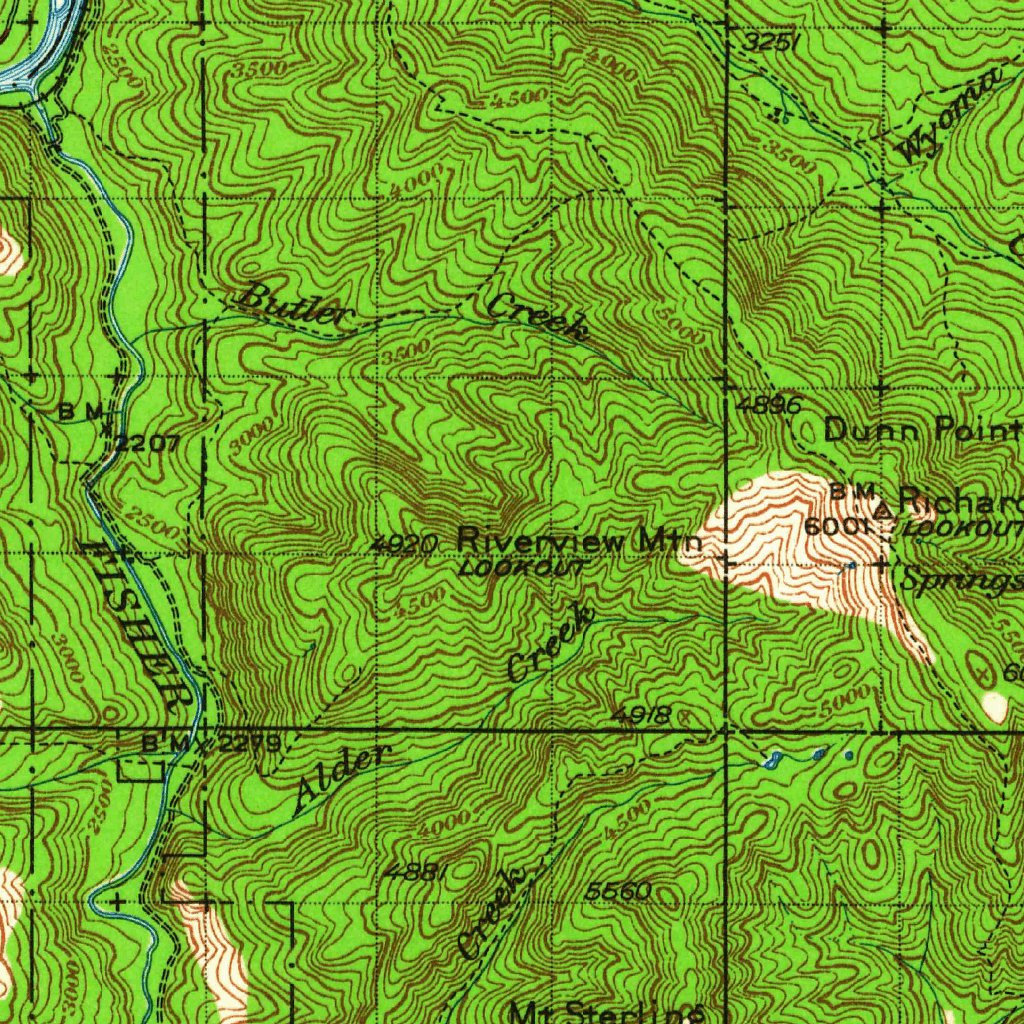 Thompson, MT (1935, 125000-Scale) Map by United States Geological ...