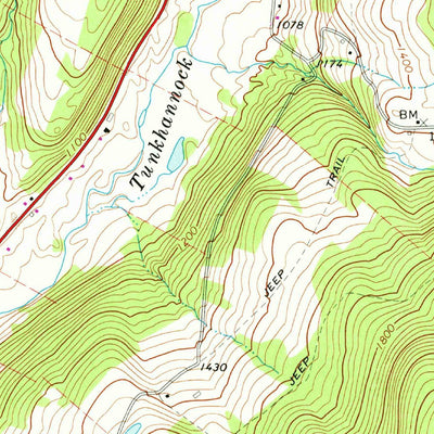 United States Geological Survey Thompson, PA (1968, 24000-Scale) digital map