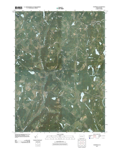 United States Geological Survey Thompson, PA (2010, 24000-Scale) digital map