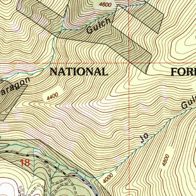 United States Geological Survey Thompson Pass, MT-ID (1999, 24000-Scale) digital map