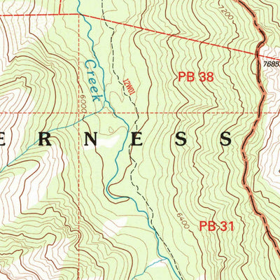 United States Geological Survey Thompson Peak, CA (2001, 24000-Scale) digital map
