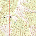 United States Geological Survey Thompson Peak, ID (1966, 24000-Scale) digital map