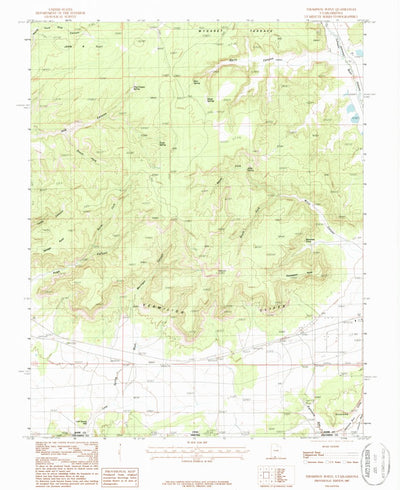 United States Geological Survey Thompson Point, UT-AZ (1987, 24000-Scale) digital map