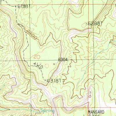 United States Geological Survey Thompson Point, UT-AZ (1987, 24000-Scale) digital map