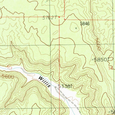United States Geological Survey Thompson Point, UT-AZ (1987, 24000-Scale) digital map