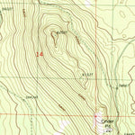 United States Geological Survey Thompson Reservoir, OR (1988, 24000-Scale) digital map
