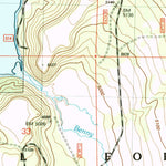 United States Geological Survey Thompson Reservoir, OR (2004, 24000-Scale) digital map