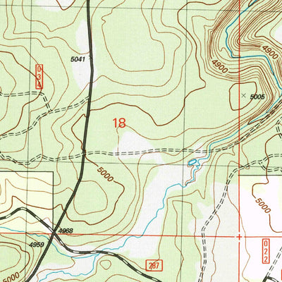 United States Geological Survey Thompson Reservoir, OR (2004, 24000-Scale) digital map