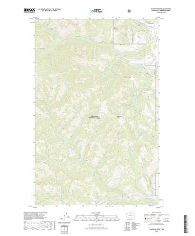 United States Geological Survey Thompson Ridge, WA (2020, 24000-Scale) digital map