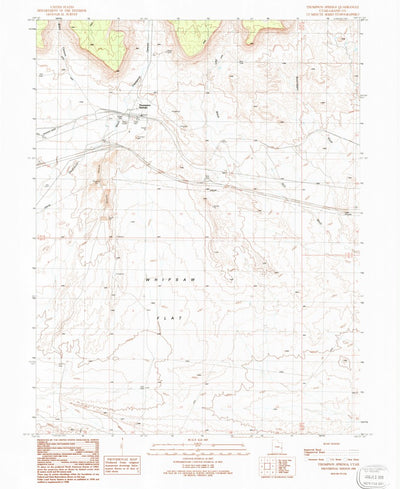 United States Geological Survey Thompson Springs, UT (1991, 24000-Scale) digital map