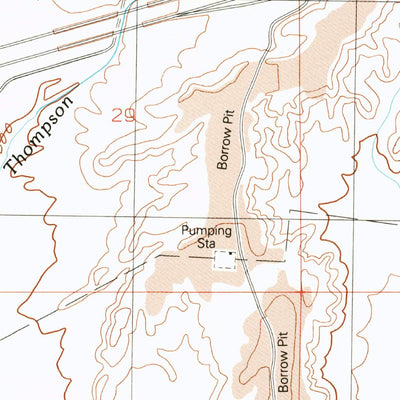 United States Geological Survey Thompson Springs, UT (1991, 24000-Scale) digital map