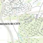 United States Geological Survey Thompsons, TX (2022, 24000-Scale) digital map