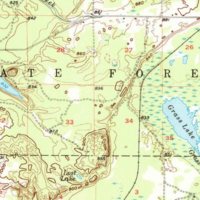 United States Geological Survey Thompsonville, MI (1956, 62500-Scale) digital map