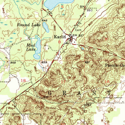 United States Geological Survey Thompsonville, MI (1956, 62500-Scale) digital map