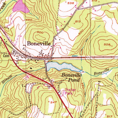 United States Geological Survey Thomson East, GA (1948, 24000-Scale) digital map