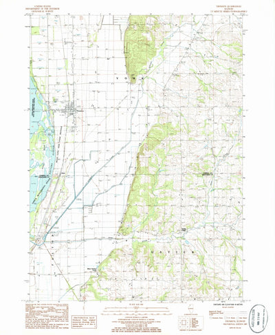 United States Geological Survey Thomson, IL (1985, 24000-Scale) digital map