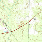 United States Geological Survey Thomson West, GA (1972, 24000-Scale) digital map